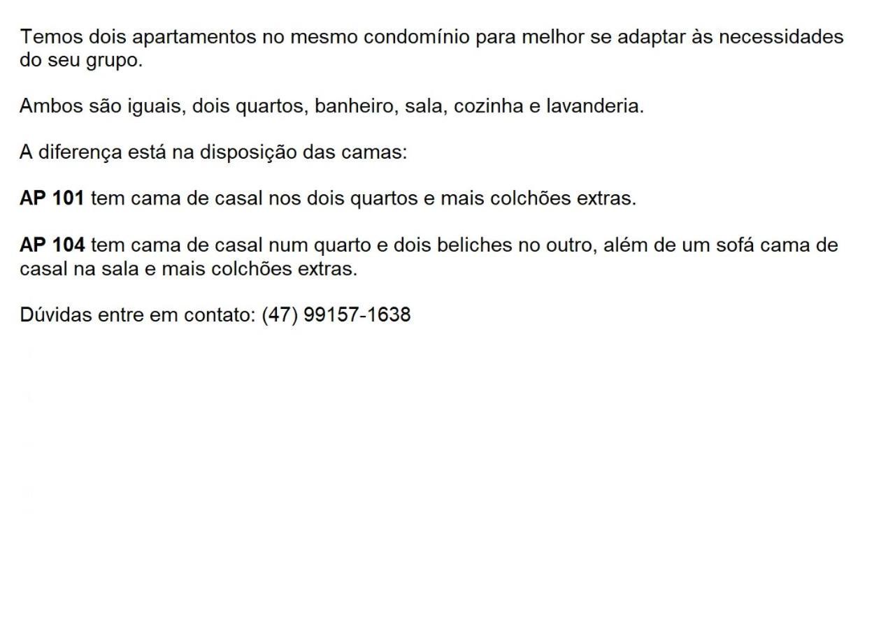 Apartamento Inteiro 2 Quartos Mobiliado Jaraguá do Sul Εξωτερικό φωτογραφία